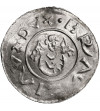 Bohemia, Bretislaus I, 1034-1055. AR Denar no date, Prague mint