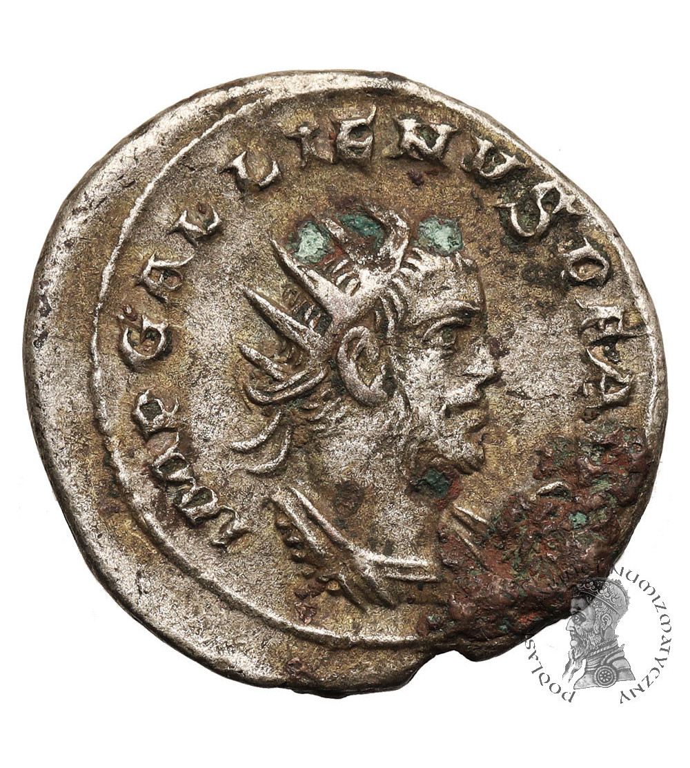 Roman Empire. Gallienus, 253-268 AD. BI Antoninianus, ca. 253-255 AD, Antioch, LAETITIA AVGG