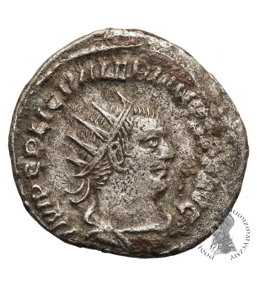 Rzym, Cesarstwo. Galien, 253-268 AD. Antoninian, ok. 255-256 AD, mennica Samosata, VOTA ORBIS