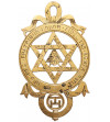 Great Britain, London. Masonic lodge medal badge 1883 Si Talia Jungere Possis Sit Tibi Scire Satis
