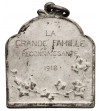 Belgium. Plaque / Pendant 1918, LA GRANDE FAMILLE RECONNAISSANTE, by. J. Witterwulche