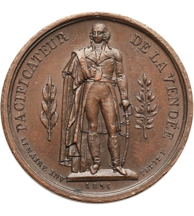 France. Medal 1856 commemorating General Hoche "Pacificateur de la Vendée"
