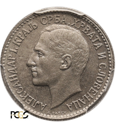 Yugoslavia, Alexander I. 50 Para 1925 (b), Brussels mint - PCGS MS 65