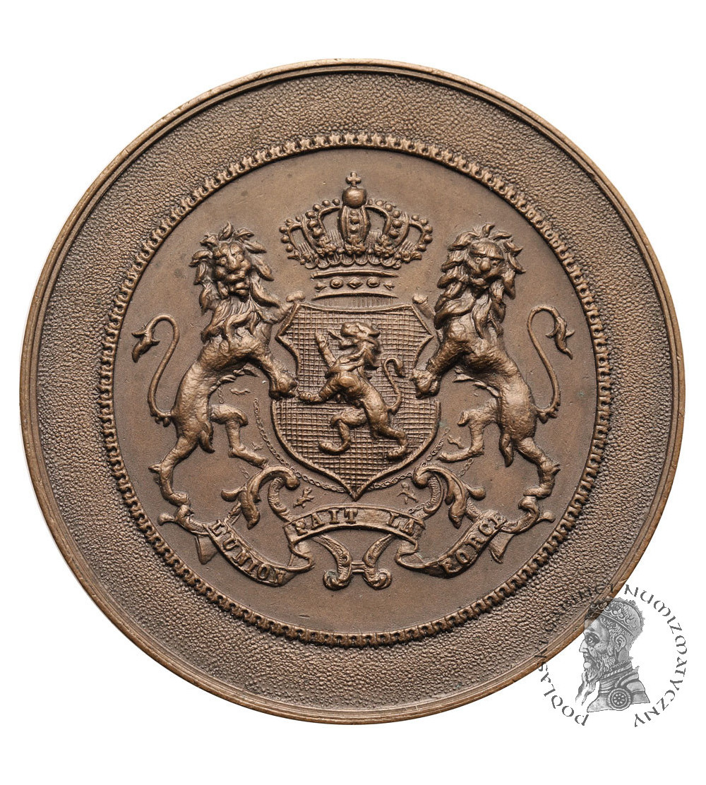 Belgia. Medal jednostronny 1914, L'Union Fait la Force