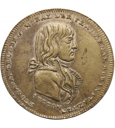 France, Napoleon I (1804-1815). 1797 jeton / token commemorating the treaty of Campo Formio, Lauer