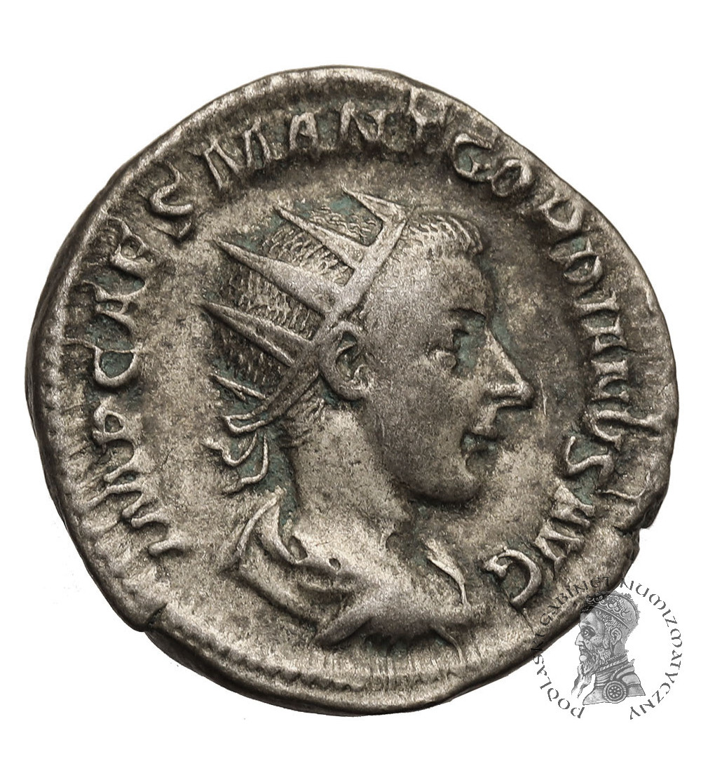 Roman Empire, Gordianus III, 238-244 AD. AR Antoninianus, ca. 240 AD, Rome mint, CONCORDIA AVG