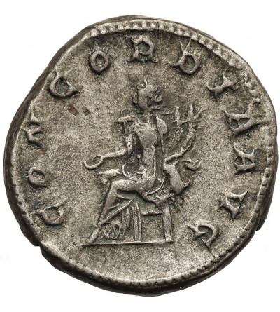 Rzym Cesarstwo. Gordian III, 238-244 AD. AR Antoninian, 240 AD, mennica Rzym, CONCORDIA AVG