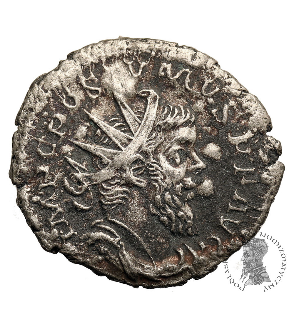 Rzym, Cesarstwo. Postumus, 259/260-268. Antoninian, 262-263 AD, mennica Treveri, Mars / VIRTVS AVG