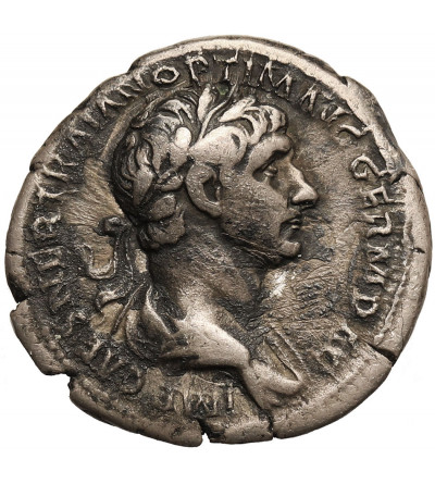 Roman Empire. Traianus, 98-117 AD. AR Denarius, 117 AD, Rome mint, Providentia