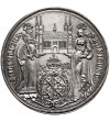 Niemcy, biskupstwo Bamberg. Srebrny talar 1629, nowe bicie 1976, biskup John George II Fuchs von Dornheim