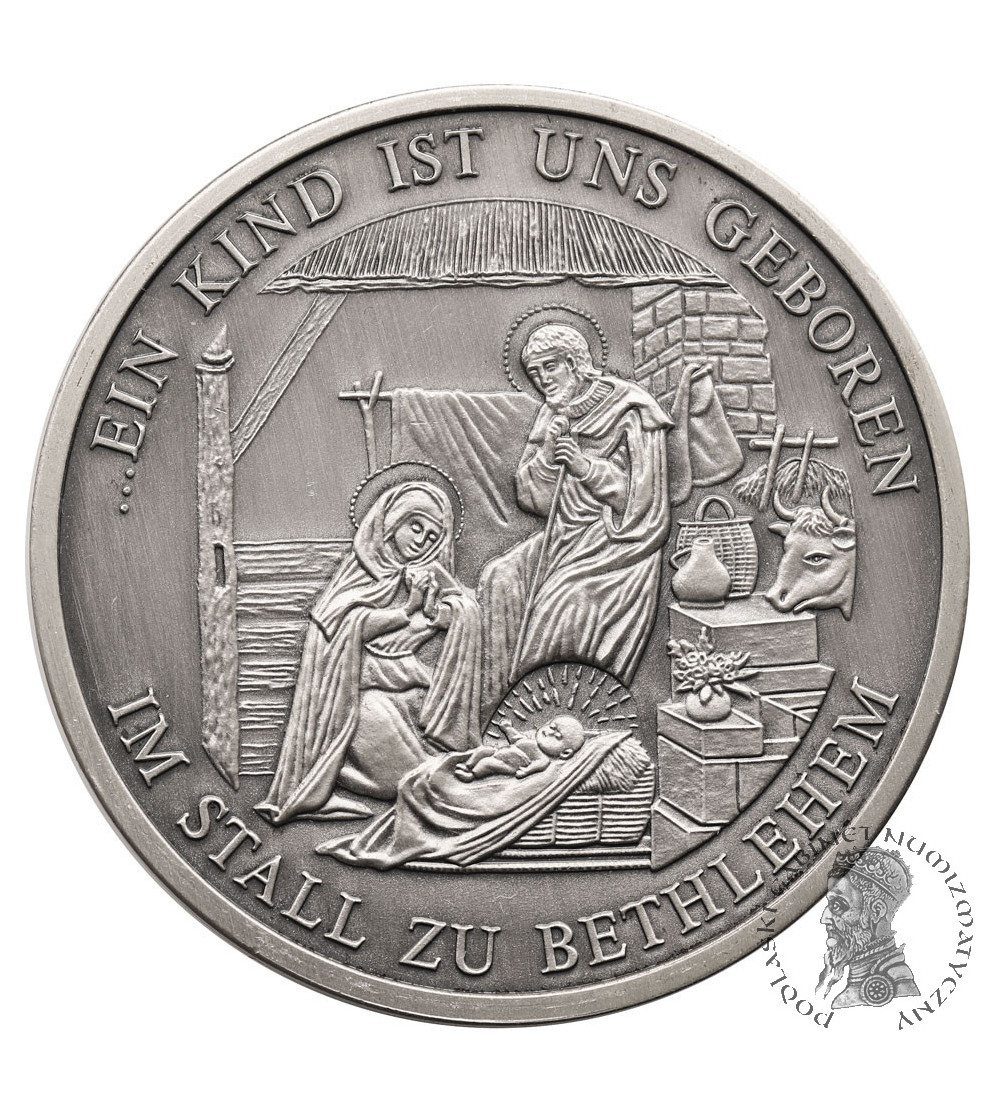 Niemcy. Medal Boże Narodzenie, Ein Kind ist uns Geboren Im Stall zu Bethlehem
