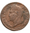 Monaco, Honore V 1819-1841. 5 Centimes (Cinq) 1837 M C