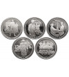 USA. Collection of silver medals from the Highlander television series - 10 Oz pure silver