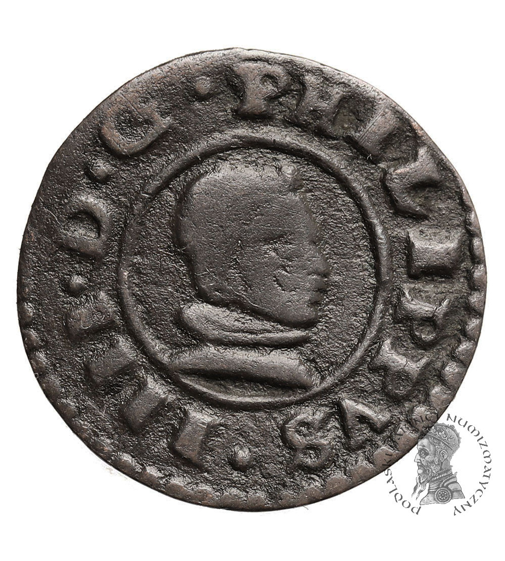 Hiszpania, Filip IV 1621-1665. 8 Maravedis 1661 SR, Sewilla