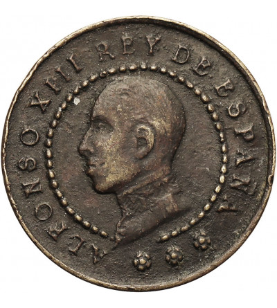Spain, Alfonso XIII 1885-1931. Medal / Token, The Spanish-French mutual, Madrit