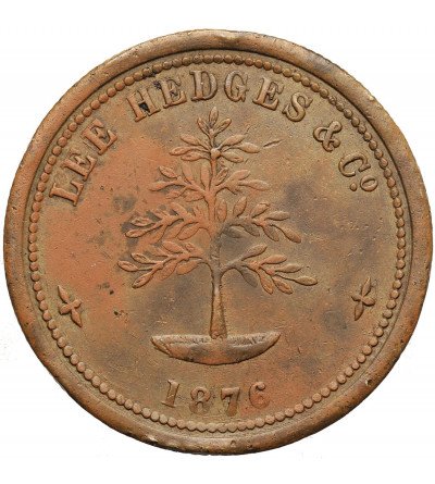 Ceylon. Token 1876, Lee Hedges & Co. Demattagodde Mills, Colombo, LEE HEDGES & Co / 1876, tea plantation