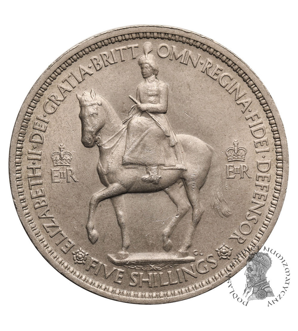 Great Britain. Crown (5 Shillings) 1953, Coronation of Queen Elizabeth II