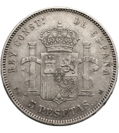 Spain, Alfonso XIII. 5 Pesetas 1892 (92) PG-L