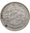 Spain, Alfonso XIII. 5 Pesetas 1891 (91) PG-M