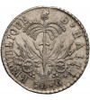 Haiti, Republic 1825-1849. 50 centimes 1828 / AN 25, Pesident J. P. Boyer