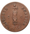 Haiti, Republic 1825-1849. 2 Centimes 1846 / AN 43