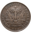 Haiti, Republic. 2 Centimes 1894 A, Paris mint