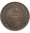 Haiti, Republika. 2 Centimes 1894 A, Paryż