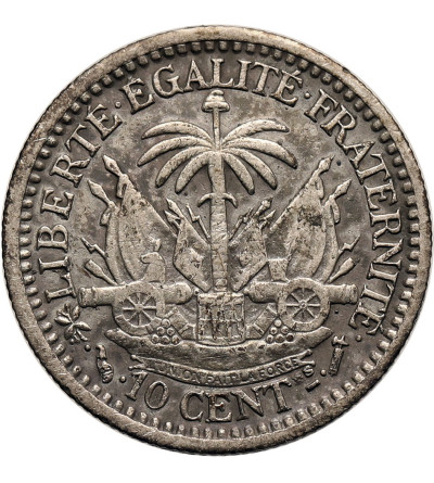 Haiti, Republika. 10 Centimes 1886 A, Paryż