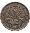 Haiti, Republika. 20 Centimes 1863, Prezydent Geffrard (bicie medalowe)