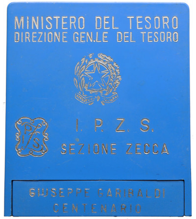 Italy. 500 Lire 1982, 100th anniversary of the death of Giuseppe Garibaldi