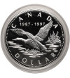 Canada. 1 Dollar 1997, 10th Anniversary Canadian Dollar, Loon - Proof