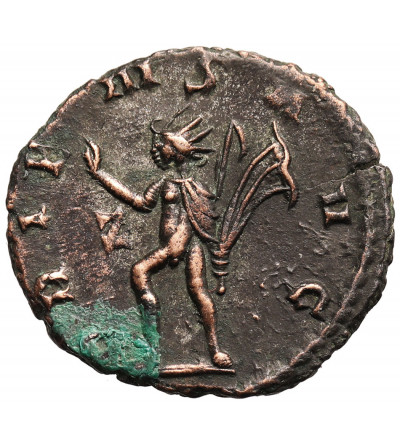 Rzym, Cesarstwo. Galien, 253-268 AD. BI Antoninian, ok. 266-267 AD, mennica Rzym, Sol, ORIENS AVG