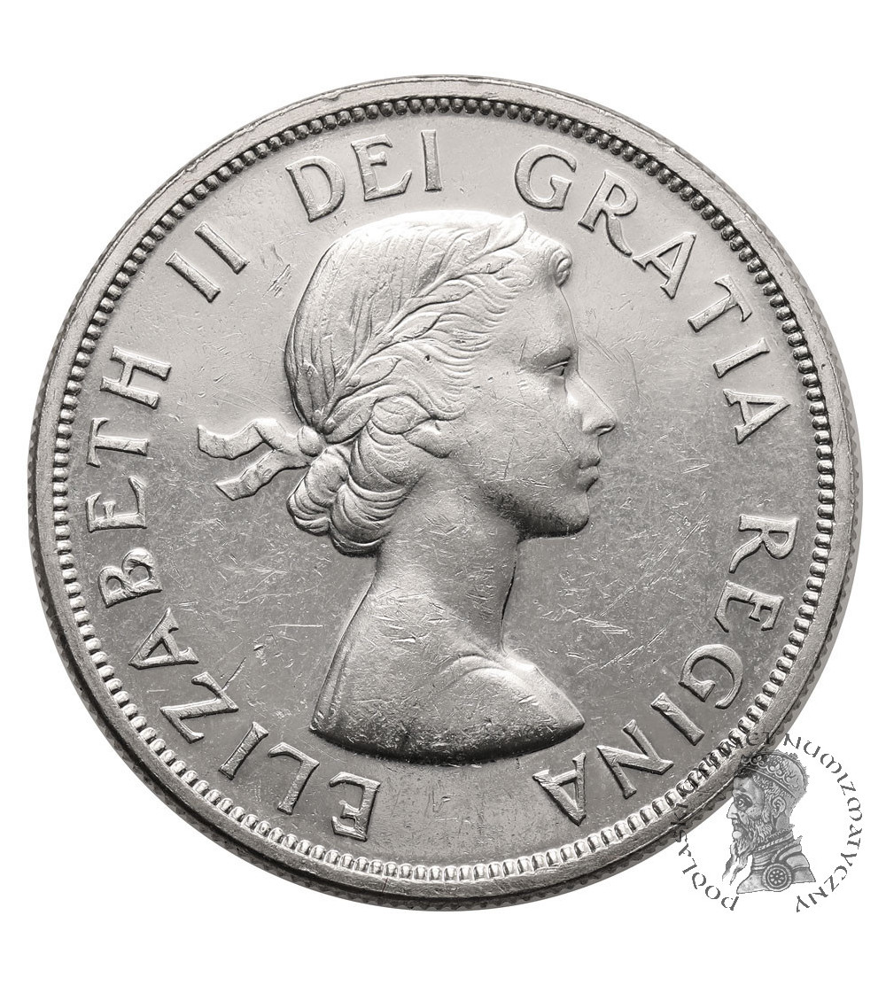 Canada, Elizabeth II. Silver Dollar 1962