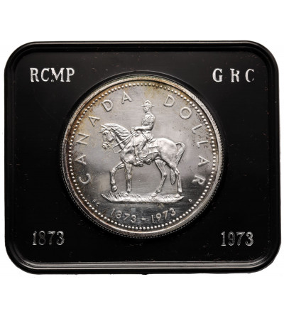 Kanada, Kolumbia Brytyjska. 1 Dolar 1973, Setna Rocznica powstania Królewskiej Kanadyjskiej Policji Konnej