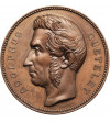 Belgium, Leopold I (1831-1865). Medal 1860, In honour of Adolphe Quetelet, by Braemt