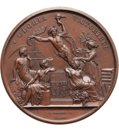 Portugalia. Medal 1865, Międzynarodowa Wystawa w Porto, aut. C. Wiener