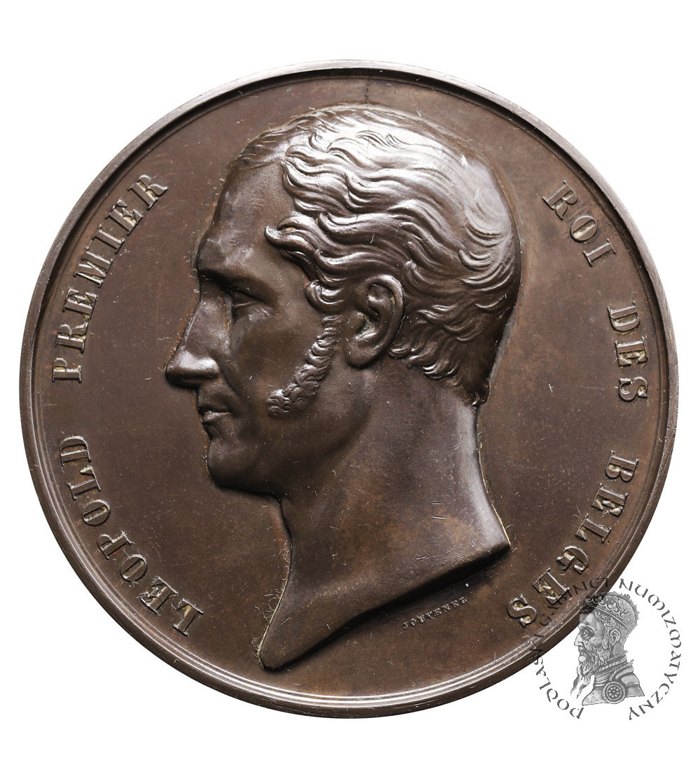 Belgium, Leopold I (1831-1865). Medal 1841, Founding of the Royal Academy of Medicine, by Jouvenel