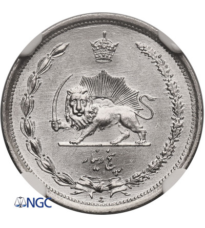 Iran, Reza Shah 1925-1941. 5 Dinars, SH 1310 / 1931 AD - NGC MS 66, Top Pop!!!