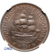South Africa. Penny 1934, George V - NGC MS 64 BN
