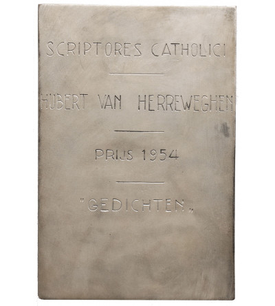 Belgium. La Victoire Prize Plaquette 1949, Hubert van Herreweghen by Pierre Theunis (1883-1950)