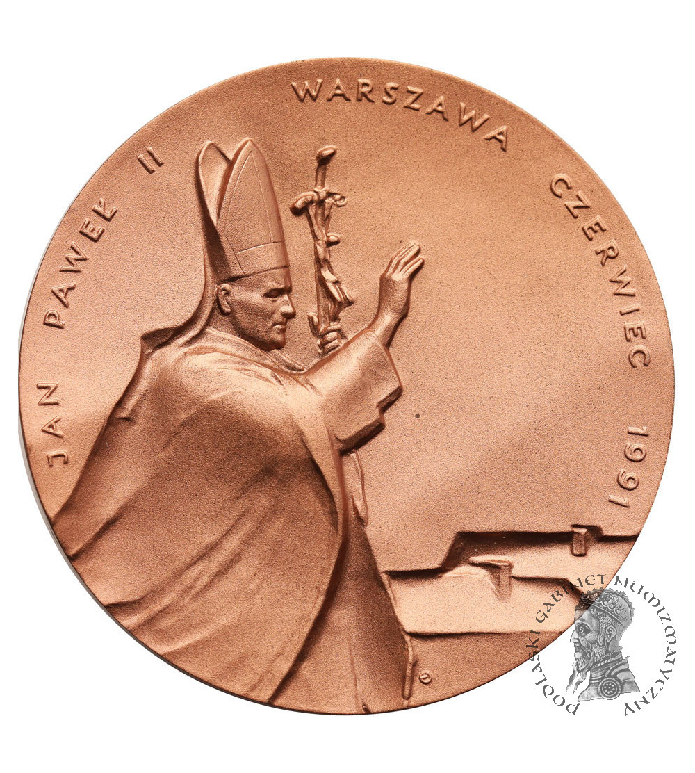 Polska, Warszawa. Medal 1991, Jan Paweł II, 200. rocznica uchwalenia Konstytucji 3 Maja