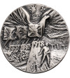 Polska, PRL (1952–1989). Mały medal 1988 (40 mm), 70. Rocznica Odzyskania przez Polskę Niepodległości, Józef Piłsudski