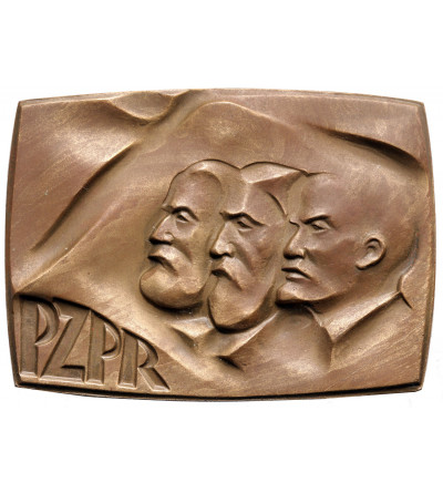 Poland. PZPR Medal for the Dissemination of the Ideology of Marxism and Leninism, Marx, Engels, Lenin