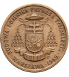 Polska, PRL (1952-1989) Warszawa. Medal 1986 z okazji budowy pomnika Prymasa Tysiąclecia