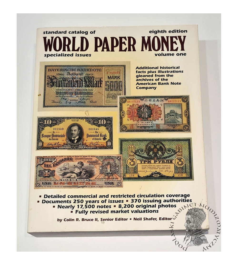 Pick Albert, Standard Catalog of World Paper Money 1998 - Specialized Issues, volume one 1650-1960