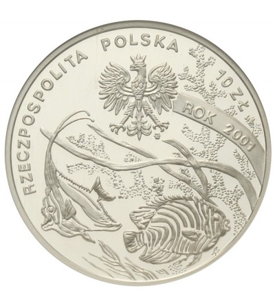 Poland. 10 Zlotych 2001, Michal Siedlecki - Proof GCN ECC PR 70