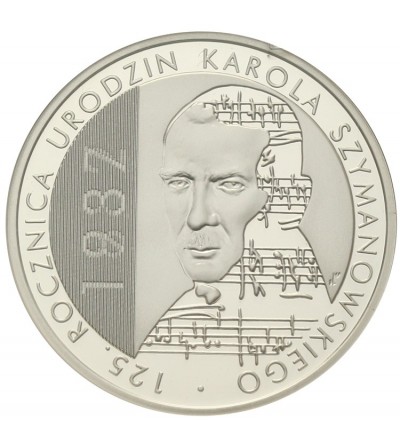 Poland. 10 Zlotych 2007, Karol Szymanowski - GCN ECC PR 70