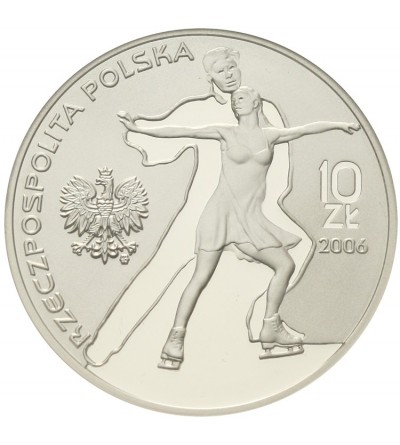 Poland. 10 Zlotych 2006, XX Winter Olympics Turyn - Proof GCN ECC PR 70