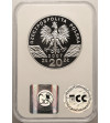 Polska. 20 złotych 2007, Foka szara - GCN ECC PR 69