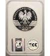 Polska. 20 złotych 2005, Puchacz - GCN ECC PR 70